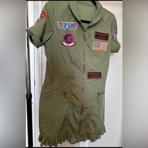 Sexy pilot Halloween costume size large
